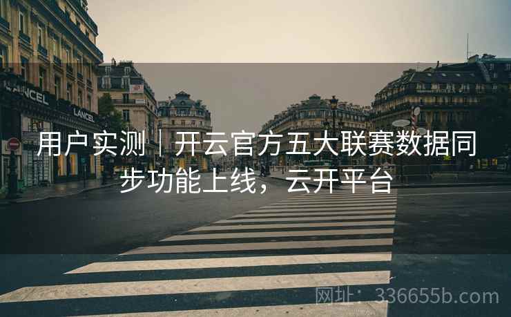 用户实测｜开云官方五大联赛数据同步功能上线，云开平台
