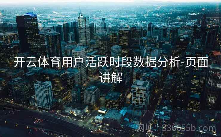开云体育用户活跃时段数据分析-页面讲解