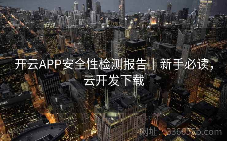 开云APP安全性检测报告｜新手必读，云开发下载