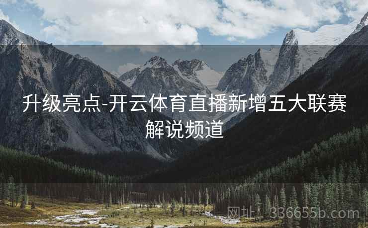 升级亮点-开云体育直播新增五大联赛解说频道