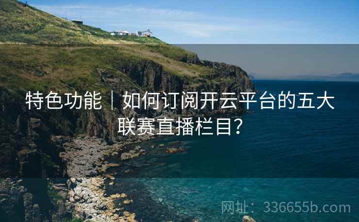 特色功能｜如何订阅开云平台的五大联赛直播栏目？